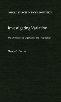 Investigating Variation - Nancy C Dorian