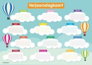 Verjaarsdagkaart: Graad R
