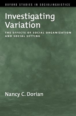 Investigating Variation - Nancy C Dorian