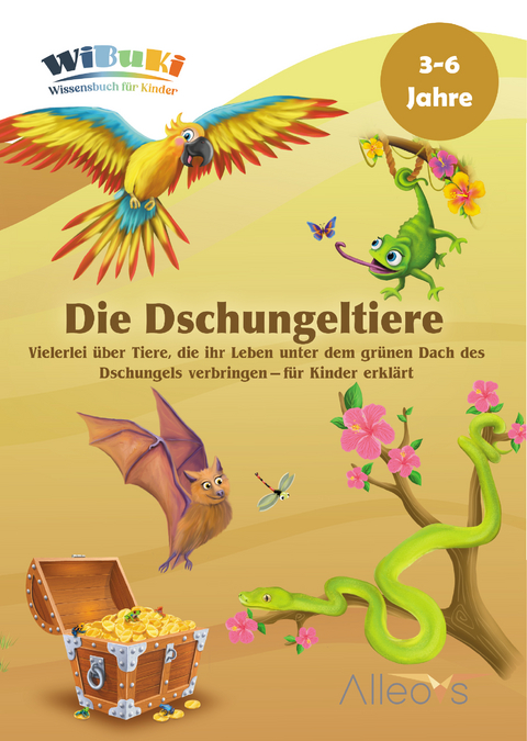 "WiBuKi" Wissensbuch f&uuml;r Kinder: Die Dschungleltiere - Victoria Alexikova, J&ouml;rg Domberger, Edith Engleitner