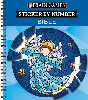 Brain Games - Sticker by Number: Bible (28 Images to Sticker) -  Publications International Ltd,  New Seasons,  Brain Games