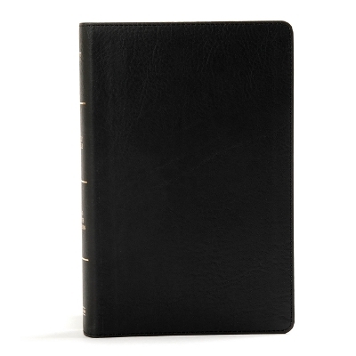 KJV Large Print Personal Size Reference Bible, Black Leathertouch Indexed - 
