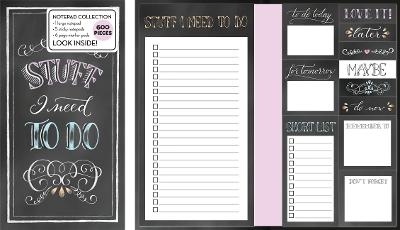 Book of Sticky Notes: Stuff I Need to Do (Chalkboard) -  New Seasons,  Publications International Ltd