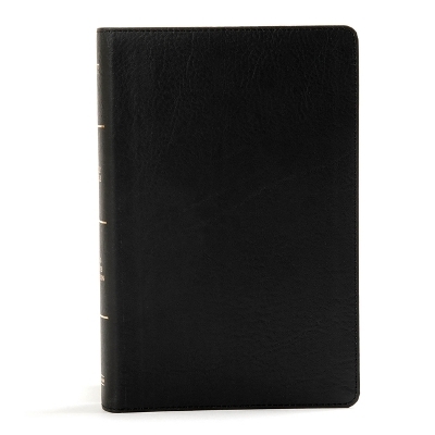 KJV Large Print Personal Size Reference Bible, Black Leathertouch - 