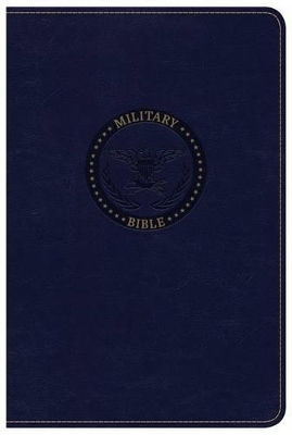 CSB Military Bible, Navy Blue LeatherTouch - CSB Bibles by Holman CSB Bibles by Holman