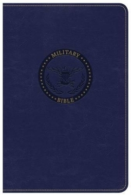 CSB Military Bible, Royal Blue LeatherTouch