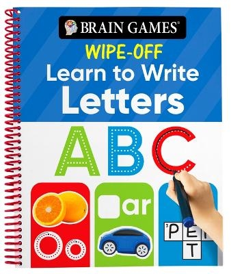 Brain Games Wipe-Off - Learn to Write: Letters (Kids Ages 3 to 6) -  Publications International Ltd,  Brain Games