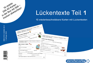 Lückentexte Teil 1 für die 1. und 2. Klasse