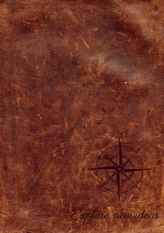 Notizbuch Skizzenbuch mit Motivitationssprüchen Blanko A5 Vegan Leder Stil Skizzenheft Klein Notizheft Leere Seiten