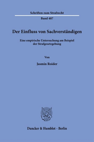 Der Einfluss von Sachverständigen.