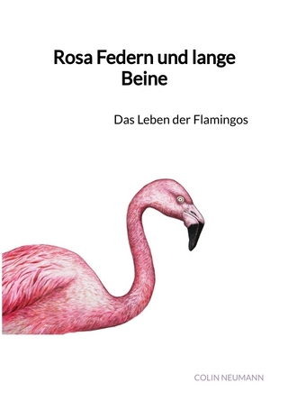 Rosa Federn und lange Beine