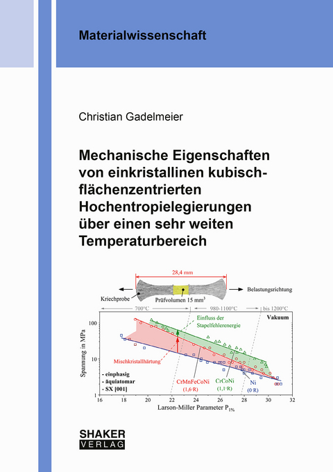 Mechanische Eigenschaften von einkristallinen kubisch-fl&auml;chenzentrierten Hochentropielegierungen &uuml;ber einen sehr weiten Temperaturbereich - Christian Gadelmeier