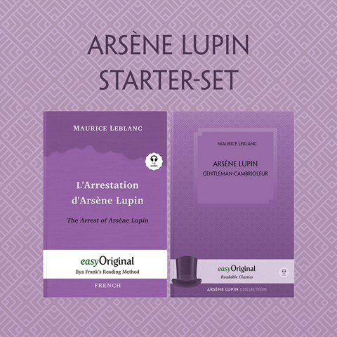 Ars&egrave;ne Lupin (with audio-online) - Starter-Set - French-English - Maurice Leblanc