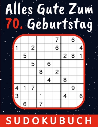 70 Geburtstag Geschenk | Alles Gute zum 70. Geburtstag - Sudoku