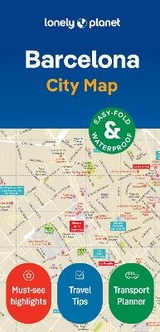 Lonely Planet Barcelona City Map - Lonely Planet