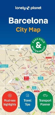Lonely Planet Barcelona City Map