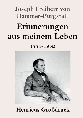 Erinnerungen aus meinem Leben (Gro&szlig;druck) - Joseph von Hammer