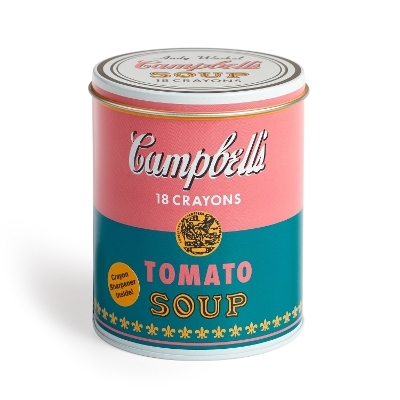 Andy Warhol Soup Can Crayons + Sharpener -  Andy Warhol Foundation for the Visual Arts