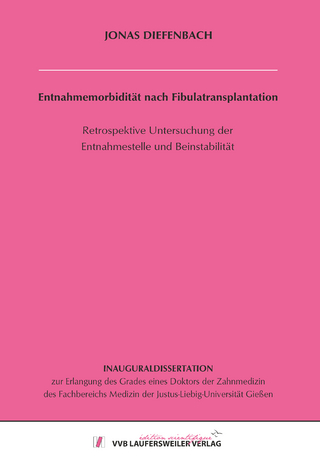 Entnahmemorbidität nach Fibulatransplantation
