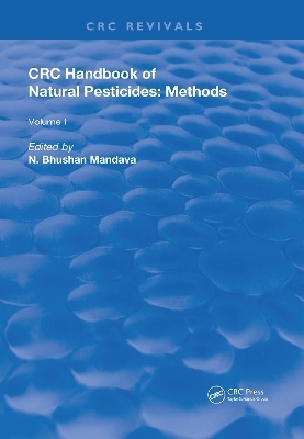 Handbook of Natural Pesticides: Methods - N. Bhushan Mandava