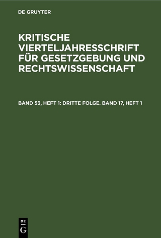 Dritte Folge. Band 17, Heft 1