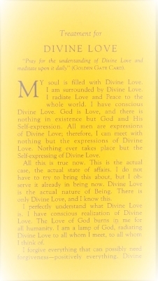 Treatment for Divine Love