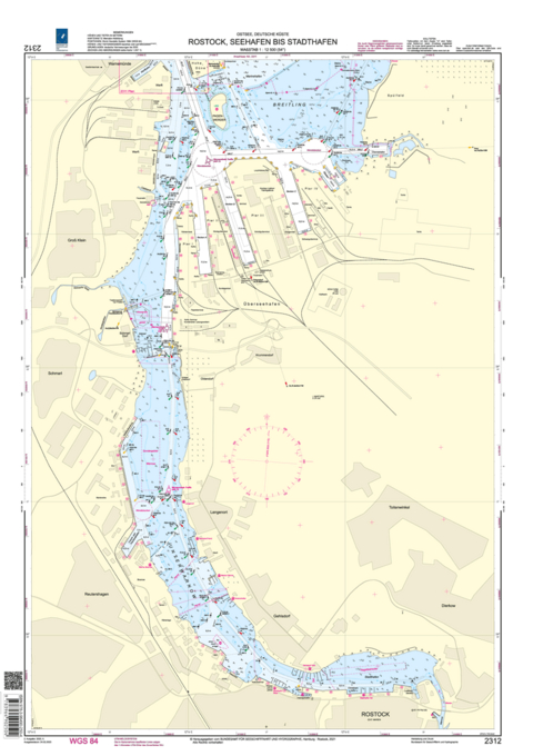 Rostock, Seehafen bis Stadthafen - 