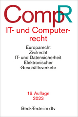 (CompR) IT- und Computerrecht