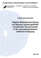 Digitale Materialentwicklung am Beispiel strukturgef&uuml;llter metallischer Komponenten in der extrusionsbasierten additiven Fertigung - Tobias Rosnitschek