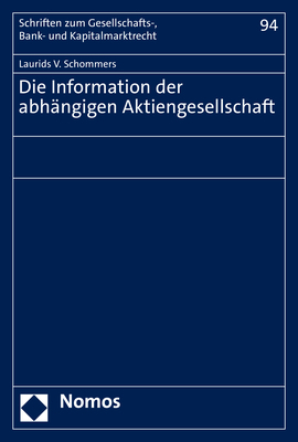 Die Information der abhängigen Aktiengesellschaft