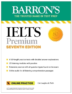 IELTS Premium: 6 Practice Tests + Comprehensive Review + Online Audio, Seventh Edition