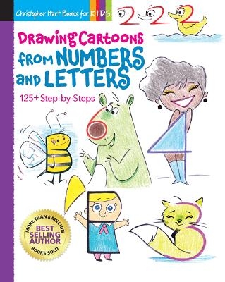 Drawing Cartoons from Numbers & Letters