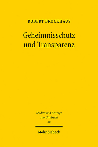 Geheimnisschutz und Transparenz
