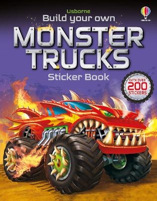 Build Your Own Monster Trucks Sticker Book - Simon Tudhope