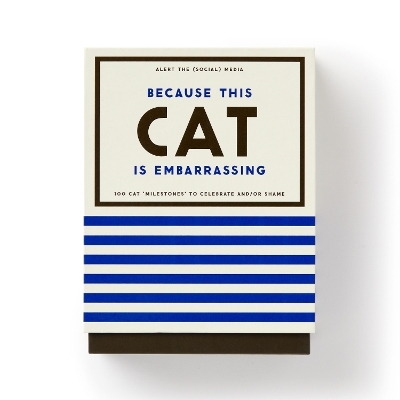 Because This Cat Is Embarrassing - Pet Shame/Praise Deck -  Brass Monkey