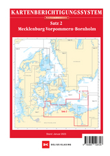 Berichtigung Sportbootkarten Satz 2: Mecklenburg-Vorpommern - Bornholm (Ausgabe 2023) - 