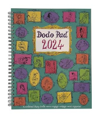 The Dodo Pad Original Desk Diary 2024 - Week to View, Calendar Year Diary - Lord Dodo