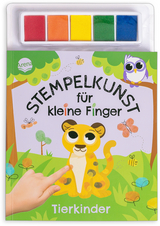 Stempelkunst f&uuml;r kleine Finger. Tierkinder