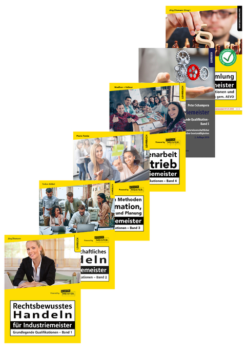 Bücherbundle Industriemeister - RBH, BWH, ZiB, MdP, NTG - Jörg Zitzmann