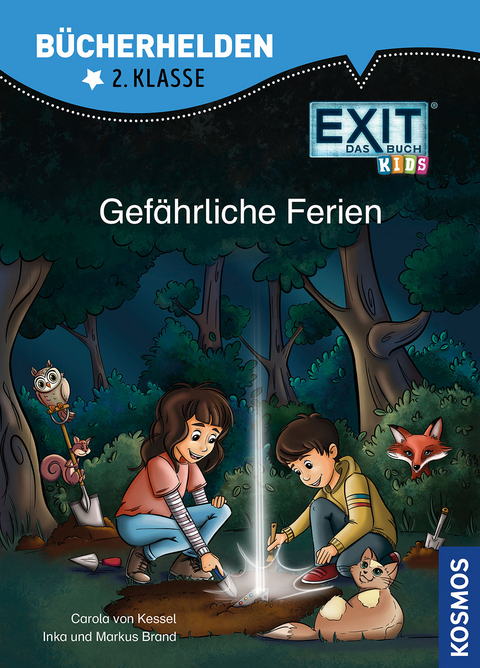 EXIT&reg; - Das Buch Kids, B&uuml;cherhelden 2. Klasse, Gef&auml;hrliche Ferien - Carola von Kessel, Inka Brand, Brand Markus