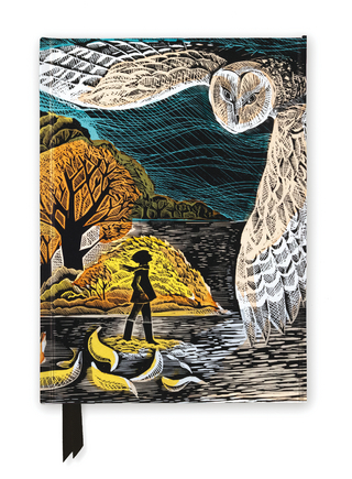 Angela Harding: October Owl (Foiled Journal) - Flame Tree Studio