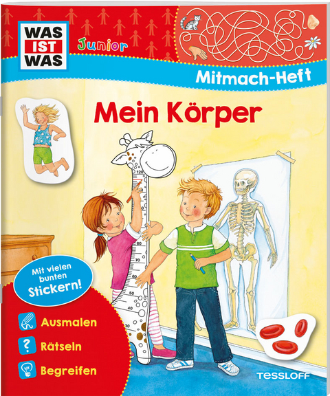 WAS IST WAS Junior Mitmach-Heft Mein K&ouml;rper - Tatjana Marti