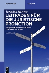 Leitfaden für die juristische Promotion - Sebastian Martens