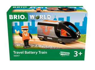 BRIO World - Orange-schwarzer Reisezug