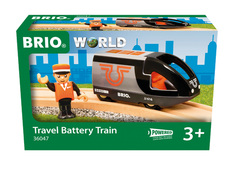 BRIO World - Orange-schwarzer Reisezug