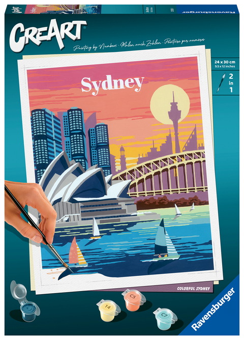 CreArt Citys - Farbenfrohes Sydney