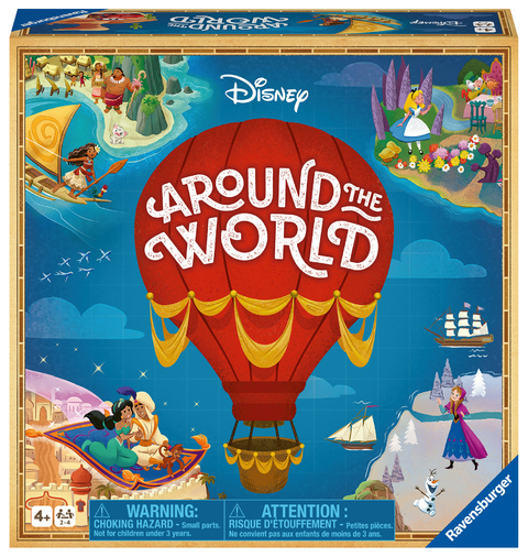 Ravensburger 22379 - Disney Around the World - Das himmlische Lauf- und Sammelspiel f&uuml;r 2-4 Spieler ab 4 Jahren mit den beliebtesten Disney Charakteren und Welten - Marisa Pe&ntilde;a