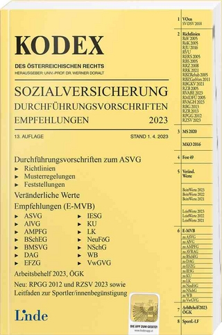 KODEX Sozialversicherung 2023, Band III