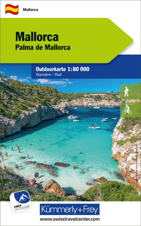 K&uuml;mmerly+Frey Outdoorkarte Mallorca 1:80.000