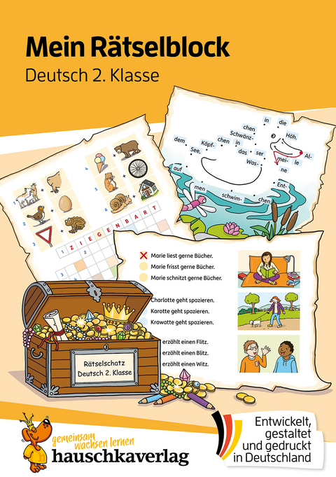 Mein R&auml;tselblock Deutsch 2. Klasse - Melanie Rhauderwiek